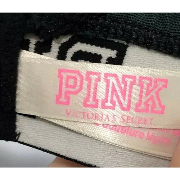 Bra Pink COOL&COMFY Victoria Secret lined wireless bra size 36DD Forest Green - Picture 3 of 6